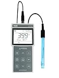 Apera Instruments AI421 PH400S Portable Ph Meter Kit, 0.01 Ph Accuracy, -2.00 to 19.99 pH Range, GLP Data Management (500 Groups of Data Storage), USB Data Output, 1.3' Height, 3.4' Wide, 7' Length