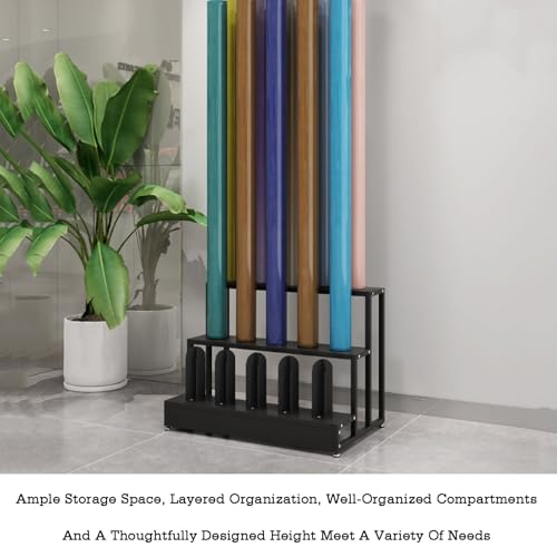Support de rangement pour rouleaux réglable anti-encombrement - 4