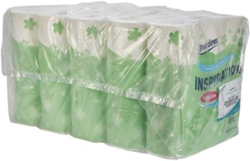 FREEDOM Box - 9 Rolls Per Product - 5 Per Box - 3 Ply Fragranced Toilet Paper - Aloe Vera