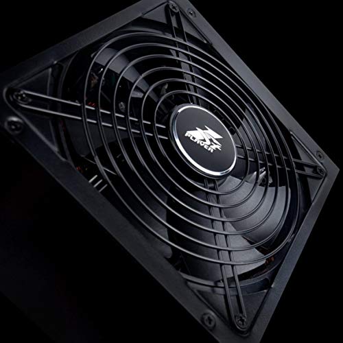 Ps-1300Dk Costante stabilità Dk Mining Psu 1300W Alimentatore da miniera di base per PC ad alta potenza con ventola di raffreddamento - Nero