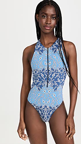 Maaji Womens One Piece Swimsuit, Blue, Medium Us #TOP4