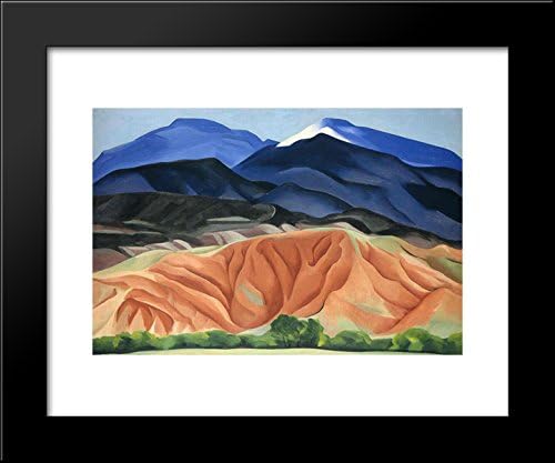 Negro Mesa Paisaje, New Mexico – Out parte trasera de Mary 's II 20 x 24 Framed Art Print by o' Keeffe, Georgia
