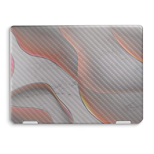 Image of MightySkins Carbon Fiber Skin Compatible with HP Spectre x360 14 inch (2022) Full Wrap Kit - Bubble Marble | Protective, Durable Textured Carbon Fiber Finish | Easy to Apply | Made in The USA