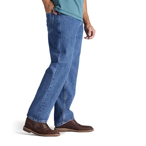 Lee Men's Relaxed Fit Straight Leg Jean, Medium Stone, 38W x 32L by Lee - Used condition - Image 2