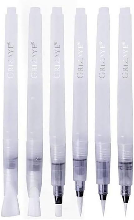 Miniatura 2 de Grizaye Juego de 6 bolígrafos de agua recargables para pintar con agua, OMS o tinta
