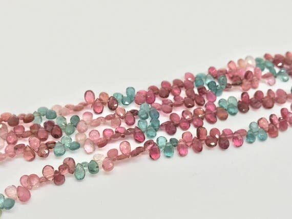 Tourmaline multicolore facettée LKBEADS pour créer des bijoux bohèmes faits main
