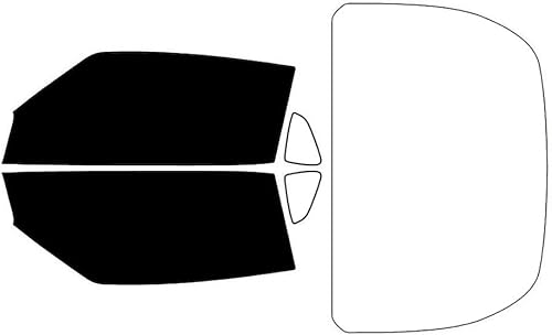 Vista 30 de Rvinyl Kit de tinte de ventana compatible con Nissan 370Z Coupé 2009-2019 - Negro 20% - Película de una sola capa sin burbujas - Kit completo