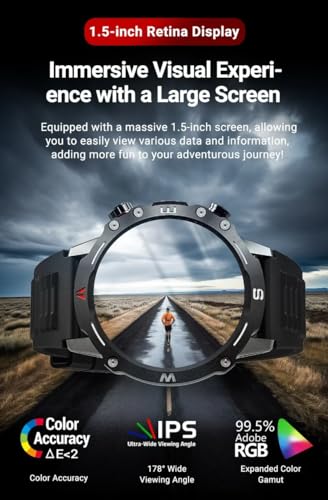 JINSHANGZI Zordai OD2 Smartklocka IP68 GPS & EKG - Svart