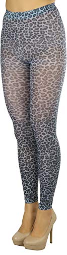 Image of ToBeInStyle Women's Footless Opaque Animal Zebra Tiger Tights Hosiery