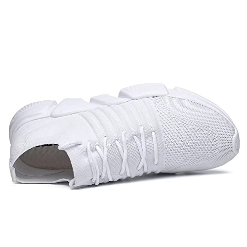 Image of GSLMOLN Mens Womens Fashion Sneakers Unisex Slip on Ultra-Sock Knit Soft Sole Breathable Lightweight Casual Walking Shoes