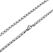 ORAZIO 3MM Stainless Steel Necklace for Men Rolo Cable Chain Link Necklace,24 Inches