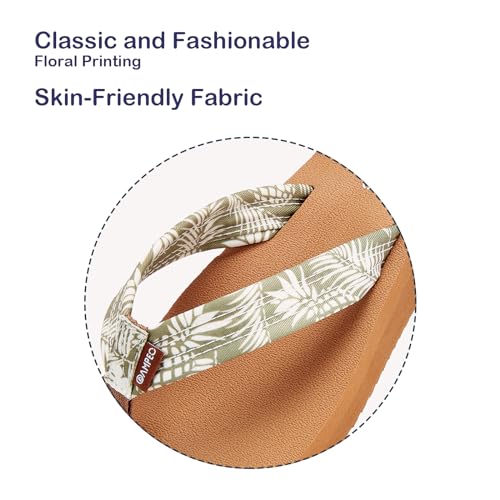 Ampeo Women's Arch Support Flip Flops Comfortable Casual Summer Beach Thong Sandals
