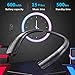 Bluenin BlueWave Pro 1 Bluetooth Headphones Speaker 2 in 1,Wireless Headphones Neckband Wearable Speaker Retractable Earbuds 3D Stereo Sound Sweatproof Headset (Black)