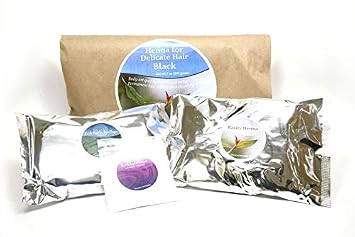 Ancient Sunrise Henna for Hair Black henna hair dye for natural hair and 3C to 4C hair
