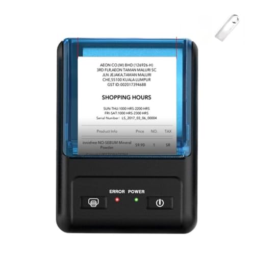 NOT for iphone/ipod/tablet/ipad/MAC,Bluetooth Receipt Printer, 58mm Mini Wireless POS Thermal...