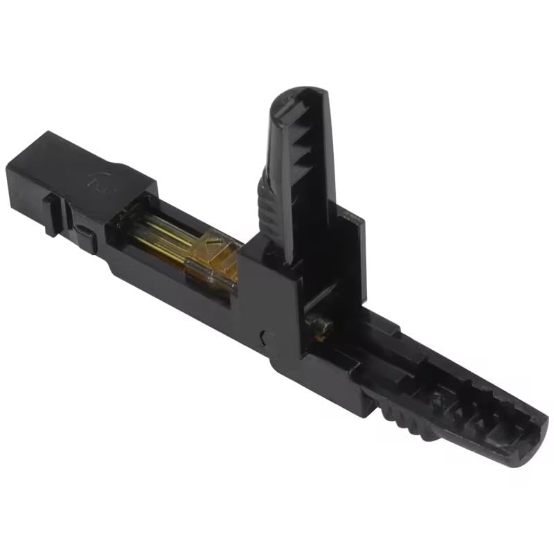 100PCS FTTH SC/APC Single-Mode Fiber Optic SC Quick Connector FTTH Fiber Optic Fast Connector