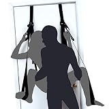 KISSHAKE Door Sex Swing with Seat, Slave Love Sexy Slings for Adult with Adjustable Straps, Bondage