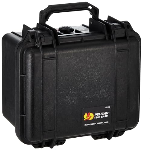 Pelican 1300 Case No Foam (Black) Case