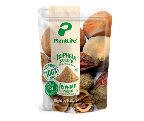 PlantLife Triphala en Poudre BIO 700g - Poudre Ayurvédique - Vegan - 100% Recyclable Cover