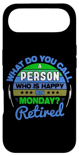 Retired And Happy On Monday �ʔ����ސE �����Y ���f�B�[�X �X�}�z�P�[�X iPhone Air �p