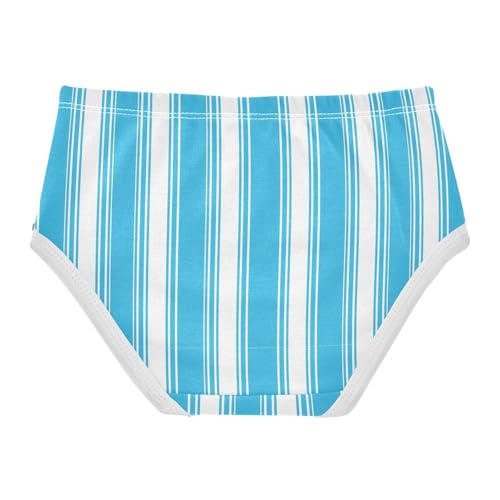 Blue White Stripe Toddler Girls's Underwear 2T 23008972