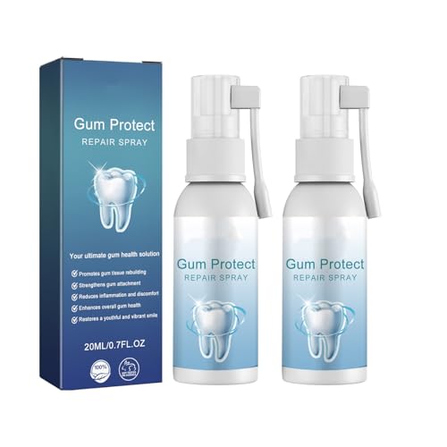 Spray De Regeneradoras Encías,Alivia la Tensión de las Encías,Previene la Retracción de las Encías,Reparación De Las Encía Retraídas,2PC,Spray Bucal Gingival