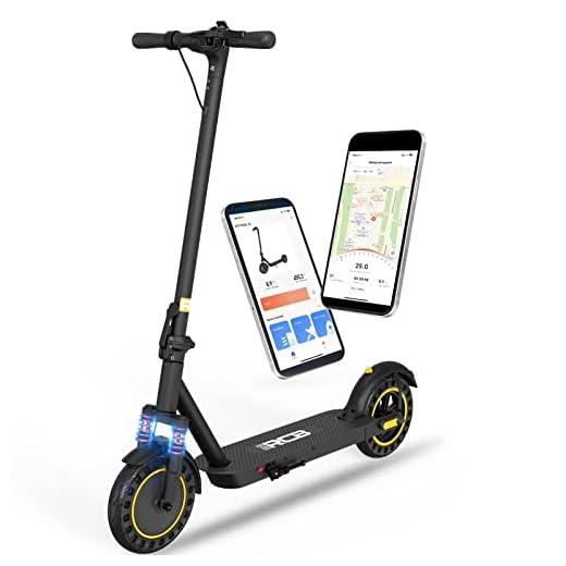 RCB Trottinette Electrique Adulte 10 Pouces,Scooter électrique 350W/500W,APP Contrôle, 3 modes-25Km/h Vitesse Max, Scooter électrique Portable pour Adulte/Adolescent