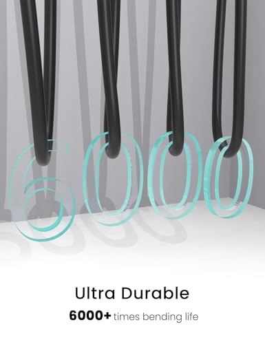 Sinoacc Oplaadkabel voor AfterShokz Aeropex AS800 & OpenComm ASC100SG, Shokz OpenRun & OpenRun Pro S810 Magnetische Vervanging 3.3Ft USB Oplader Kabelsnoer voor AfterShokz Beengeleiding Hoofdtelefoon - Afbeelding 6