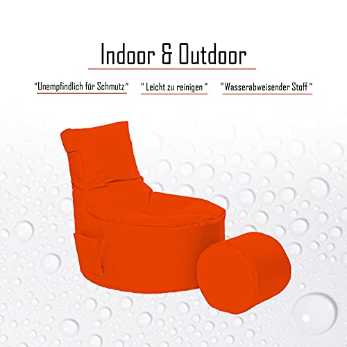 ZainBag.de - Gamer Sitzsack mit Seitentasche - Bodenkissen – Sitzkissen - Erwachsene & Kinder - Wasserfest - Hochwertige… – Bild 3