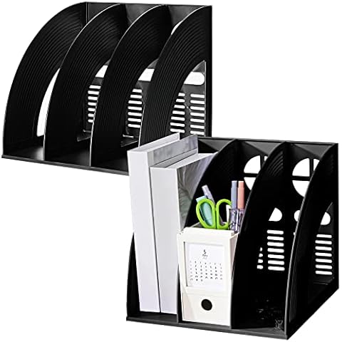 SAYEEC 3 Compartment Desktop File Holder Cover