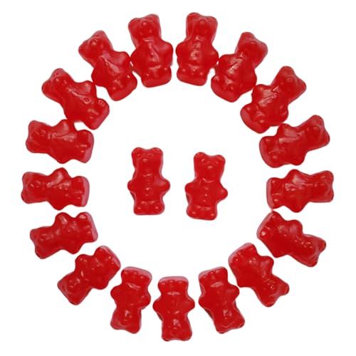 JuJu Cinnamon Bears – Bulk Candy Bag of Spicy Gummy Candy – Chewy Cinnamon Candy – Sweet Treat Snacks for Adults & Kids – Hot Gummy Bear Sweets for Events & Parties – Teddy Jelly Candies 5lb