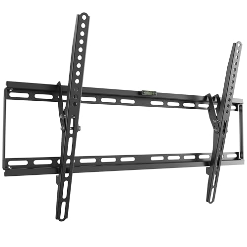 RICOO Soporte TV Pared Inclinable Fijo Plano Televisión 37-75" (94-191cm) N1964 Slim Universal Televisor LED/LCD/Curvo VESA 300x200-600x400