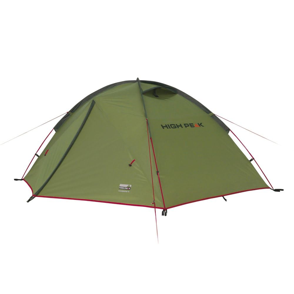 Tenda Da Campeggio High Peak Ontario 3 - Igloo Per 3 Persone, Impermeabile 1500 Mm - Foto 6