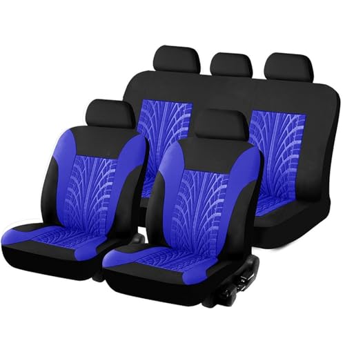 Housses de siège voiture universelles pour masquer l'usure motif gecko bleu protecteur