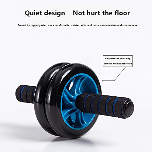 Rolos de músculos abdominais da Aymsds, treinamento de núcleo de duas rodas de compressão abdominal,
