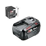 Bosch Home and Garden Batterie PBA 18V 6.0Ah W-C (Gamme 18 V, 6,0 Ah, dans Boîte en Carton) 1600A00DD7 Noir