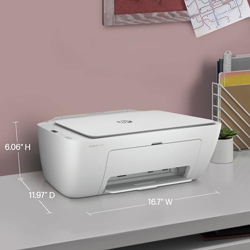 HP DeskJet 2734e Wireless Color All-in-One Printer with 6 months of Instant Ink included (26K72A), White (Packaging May Vary) - Image 4