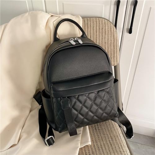 Sac à dos matelassé rose de petite taille - Bagage à main léger et chic - 2