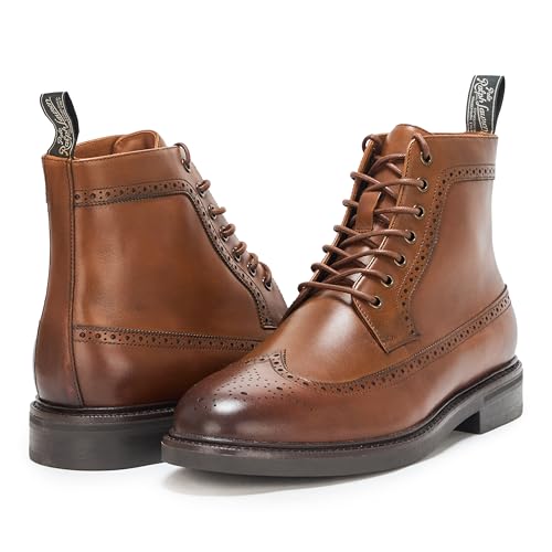 POLO RALPH LAUREN Men's Asher Leather Wingtip Boot Ankle3