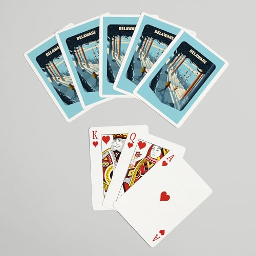 Lantern Press Delaware, 52 Cartas de Póker para Adultos miniatura 7