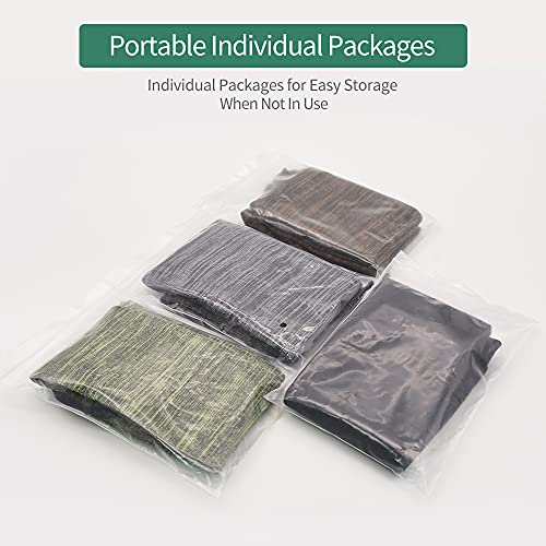 Gun Socks, 4pcs Silicone Treated Gun Socks, 48 × 4.3 in Knit Gun Socks, Flexible Design Knit Gun Hunting and Shooting Holder Socks for Rifles, Scopes, Pistol Grips & Tactical Accessories3