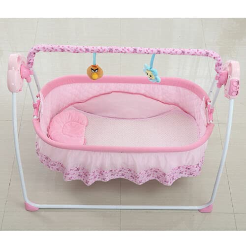 image for DYRABREST Electric Portable Baby Crib Baby Bouncer Adjustable Rocking 