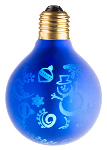Ampoule déco bleu G80 E27 pour illuminer vos soirées d'hiver cosy