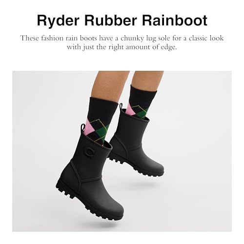 COACH Women's Ryder Rainboot Rain Shoe2