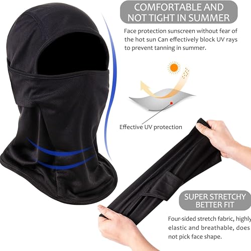Image of Tomorrow Balaclava mask Full face Bike Riding Winter Cover Helmet Cap for Motorcycle ski Outdoor Thermal Sports Headgear Cycling White