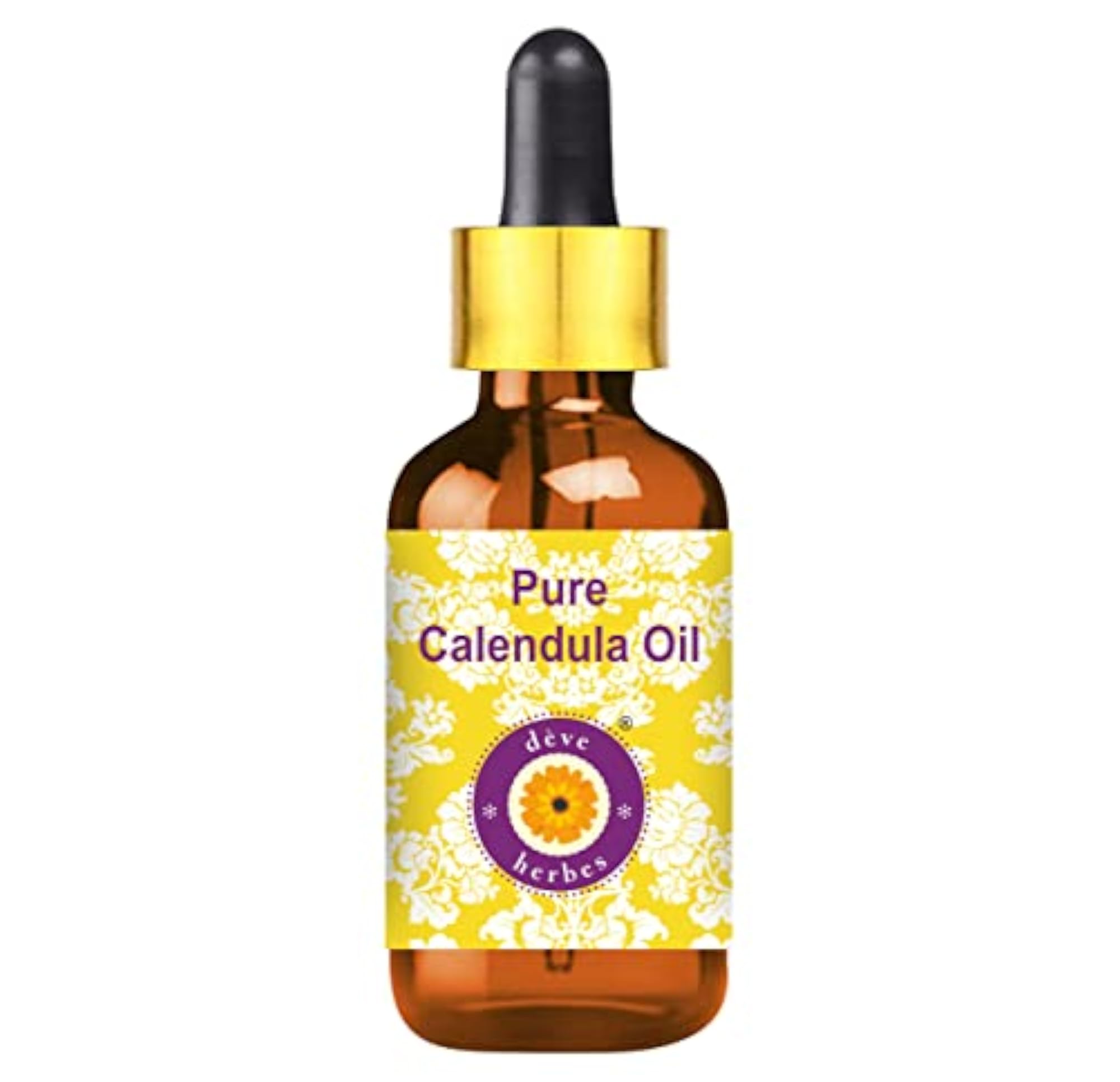 Calendula Oil with Glass Dropper, 15 ml