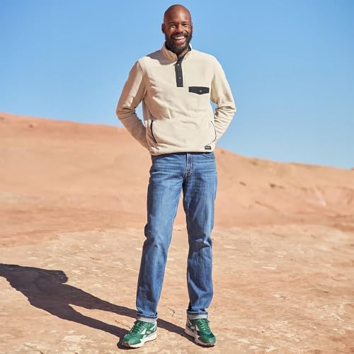 Eddie Bauer Men's Chutes Long-Sleeve Snap Mock Neck Fleece3