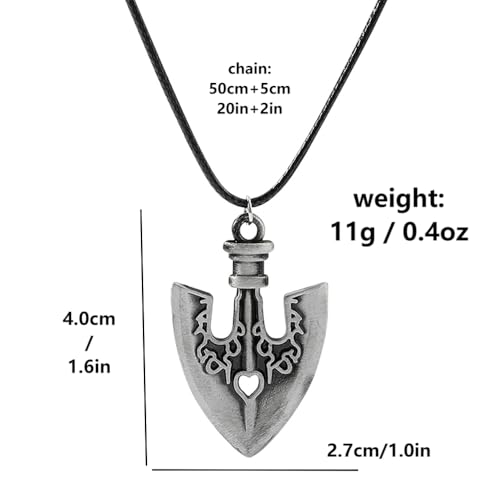 JJBA Stand Arrow Necklace and Keychain - JoJo's Anime Cosplay Jewelry - Manga Theme Gifts for Women Men and Fans2
