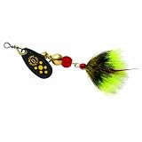 Mepps BF0T-Y Dressed Black Fury Treble 1/12-Ounce (Yellow)