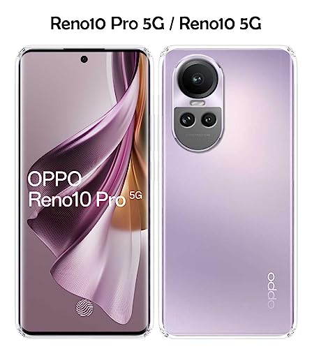 Image of Soft Silicone TPU Back Cover Compatible with Oppo Reno10 Pro 5G / Reno10 5G